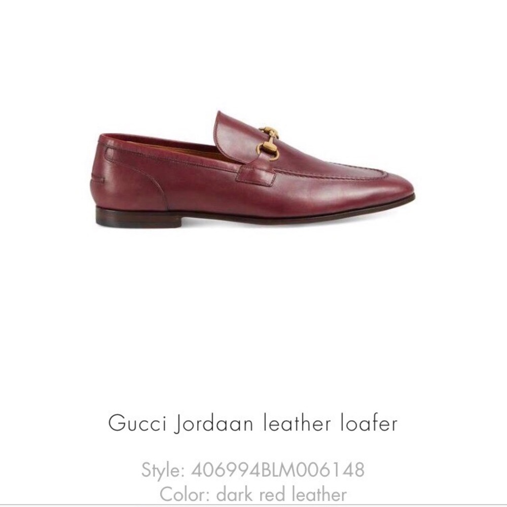 NIB Men’s Gucci Jordann Horsebit leather loafers